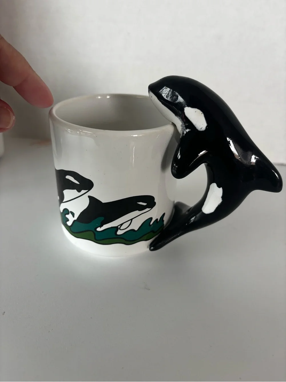 Vintage Huatulco, Mexico 3D Orca Coffee Mug